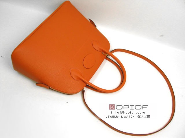 エルメス ボリード スーパーコピー31 ヴォーエプソン オレンジ her202